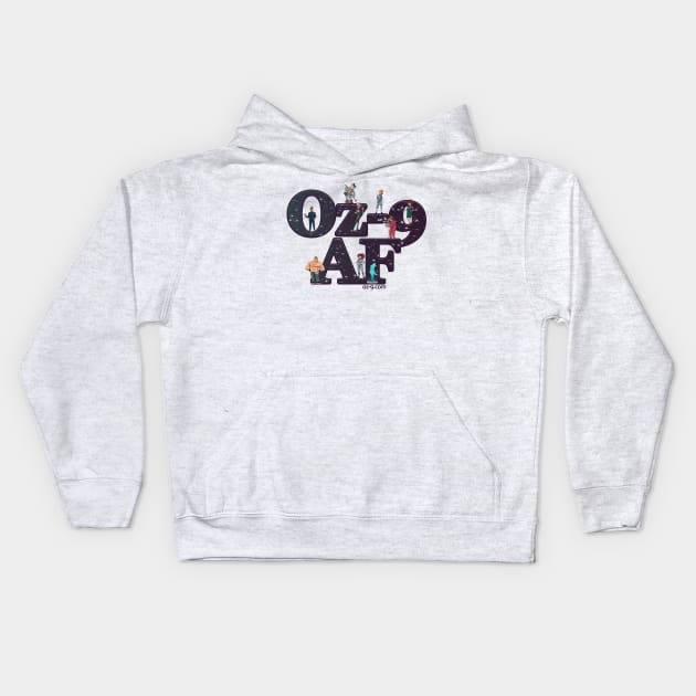 The Alix collection: Oz 9 AF Now with 200% more assassins Kids Hoodie by Oz9